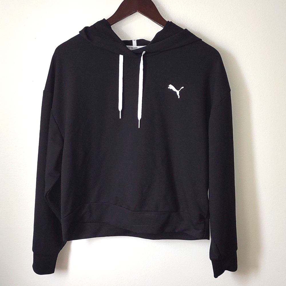 Puma Women's Medium Dry Fit Crop Hoodie